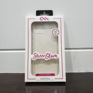 Casemate | iPhone 8 Plus Sheer Glitter Case